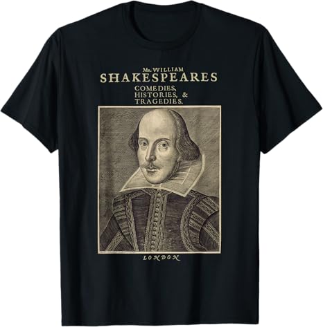 Shakespeare First Folio t-shirt